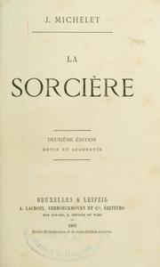 Cover of: La sorcière. by Jules Michelet