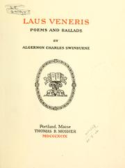 Cover of: Laus Veneris by Algernon Charles Swinburne