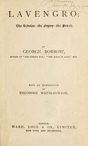 Cover of: Lavengro by George Henry Borrow