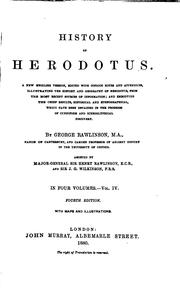 Cover of: History of Herodotus: A New English Version by Herodotus