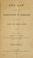 Cover of: The law relating to the solemnization of marriages in the Colony of the Cape of Good Hope.