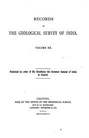 Cover of: Records of the Geological Survey of India: a collection of scientific papers by Geological Survey of India