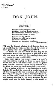 Cover of: Don John: A Novel