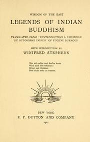 Cover of: Legends of Indian Buddhism