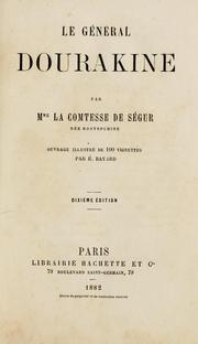 Cover of: Le General Dourakine by Sophie, comtesse de Ségur