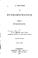 Cover of: A Treatise on Hydromechanics: Part I. Hydrostatics