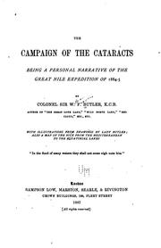 Cover of: The Campaign of the Cataracts: Being a Personal Narrative of the Great Nile ...