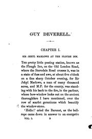 Cover of: Guy Deverell by Joseph Sheridan Le Fanu