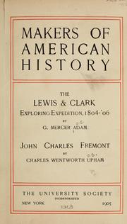 Cover of: The Lewis & Clark exploring expedition: 1804-'06