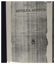 Segundo censo de la República Argentina mayo 10 de 1895...: Decretado en la administración del ... by Ernesto A. Bavio , Juan Valentin , Argentina Comisión directiva del censo