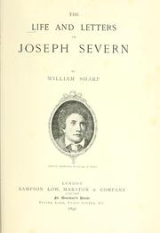 Cover of: The life and letters of Joseph Severn. by Sharp, William