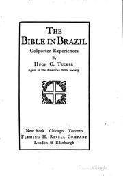 Cover of: The Bible in Brazil: Colporter Experiences