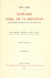 Cover of: The life of Edward, earl of Clarendon, lord high chancellor of England