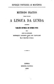 Cover of: Methodo pratico para fallar a lingua da Lunda