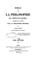 Cover of: Essai sur la philosophie du Christianisme, considérée dans ses rapports avec la philosophie moderne