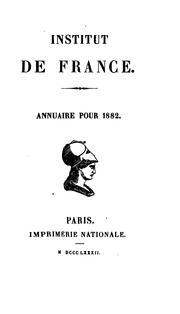 Cover of: Annuaire