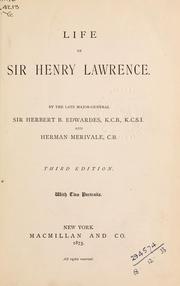 Cover of: Life of Sir Henry Lawrence.