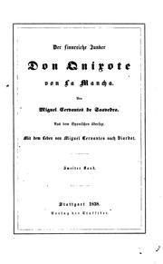 Cover of: Der sinnreiche Junker Don Quixote von La Mancha by Miguel de Cervantes Saavedra