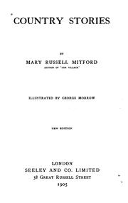 Cover of: country stories by Mary Russell Mitford