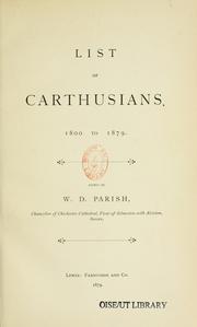 List of Carthusians, 1800 to 1879 by Charterhouse School