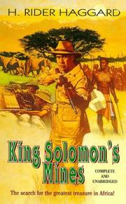 Cover of: King Solomon's Mines (Tor Classics) by H. Rider Haggard