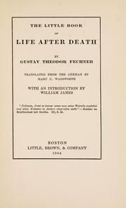 Cover of: The little book of life after death by Gustav Theodor Fechner