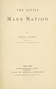 Cover of: The little Manx nation