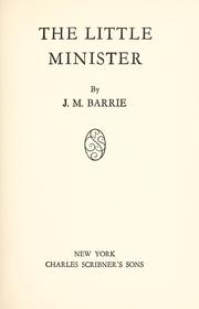 Cover of: The little minister by J. M. Barrie