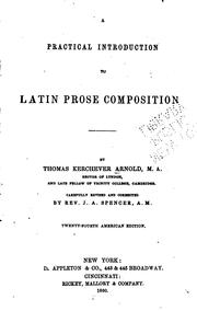 Cover of: A Practical Introduction to Latin Prose Composition