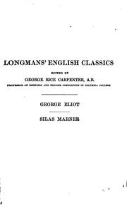 Cover of: Silas Marner by George Eliot