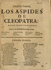 Cover of: Los á spides de Cleopatra by Francisco de Rojas Zorrilla