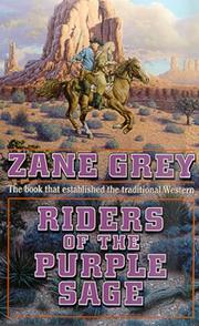 Cover of: Riders of the purple sage by Zane Grey