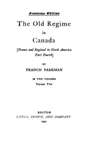 Cover of: Francis Parkman's Works