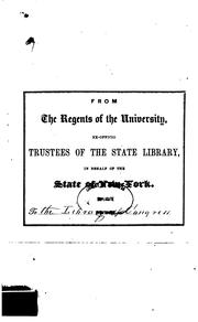 Cover of: Journal of the Assembly of the State of New York