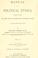 Cover of: Manual of political ethics, designed chiefly for the use of colleges and students at law ...