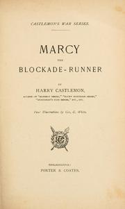 Marcy, the blockade-runner by Harry Castlemon