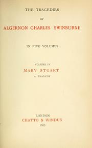 Cover of: Mary Stuart by Algernon Charles Swinburne, Algernon Charles Swinburne