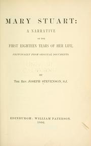 Cover of: Mary Stuart by Joseph Stevenson