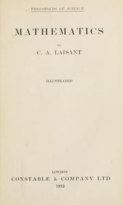 Cover of: Mathematics. by Charles Ange Laisant