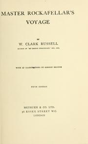 Cover of: Master Rockafellar's voyage by William Clark Russell