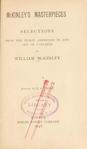 Cover of: McKinley's masterpieces by McKinley, William