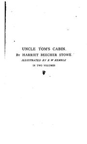 Cover of: Uncle Tom's Cabin by Harriet Beecher Stowe