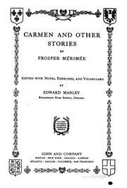 Cover of: Carmen and other stories: and other stories