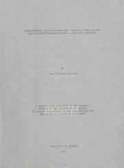 Thermodynamic investigations upon carbenium ions derived from pyridyldiphenylmethanols--free and complexed by James Charles Horvath