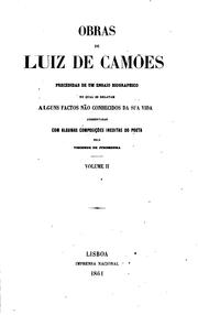 Cover of: Obras by Luís de Camões, Juromenha