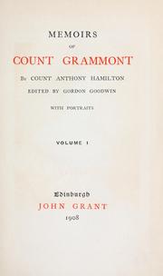 Memoirs of Count Grammont by Count Anthony Hamilton