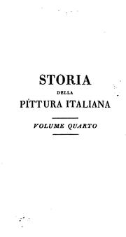 Cover of: Storia della pittura italiana, esposta coi monumenti by Giovanni Rosini
