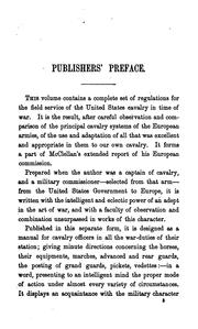 Cover of: Regulations and Instructions for the Field Service of the U.S.Cavalry in Time of War