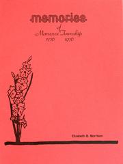 Cover of: Memories of Momence Township, 1776-1976 by Elizabeth B Morrison