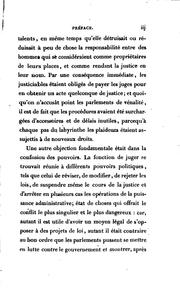 Cover of: De l'organisation judiciaire, et de la codification: extraits de divers ..